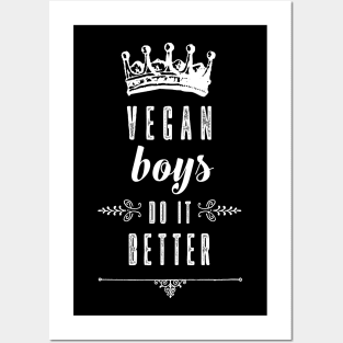 Vegan Boys Do It Better Gift Posters and Art